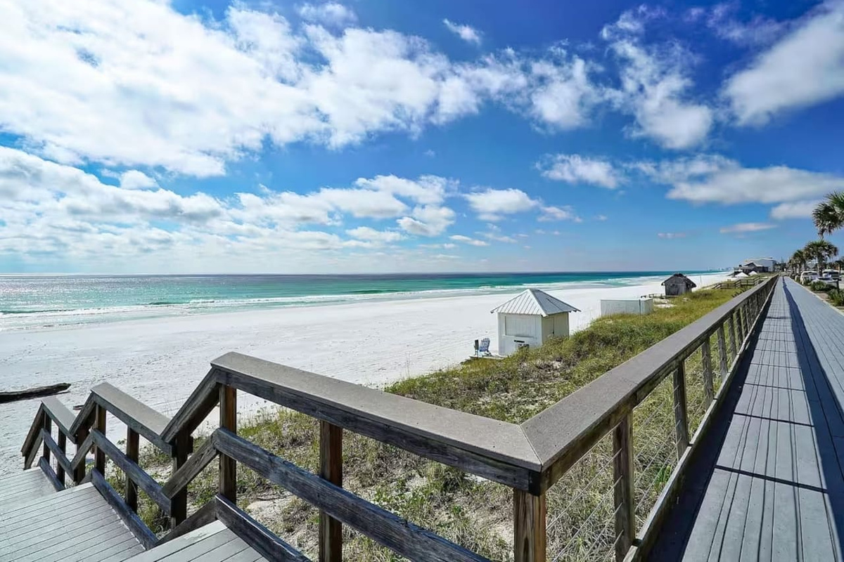 Famous white sandy miramar beaches
