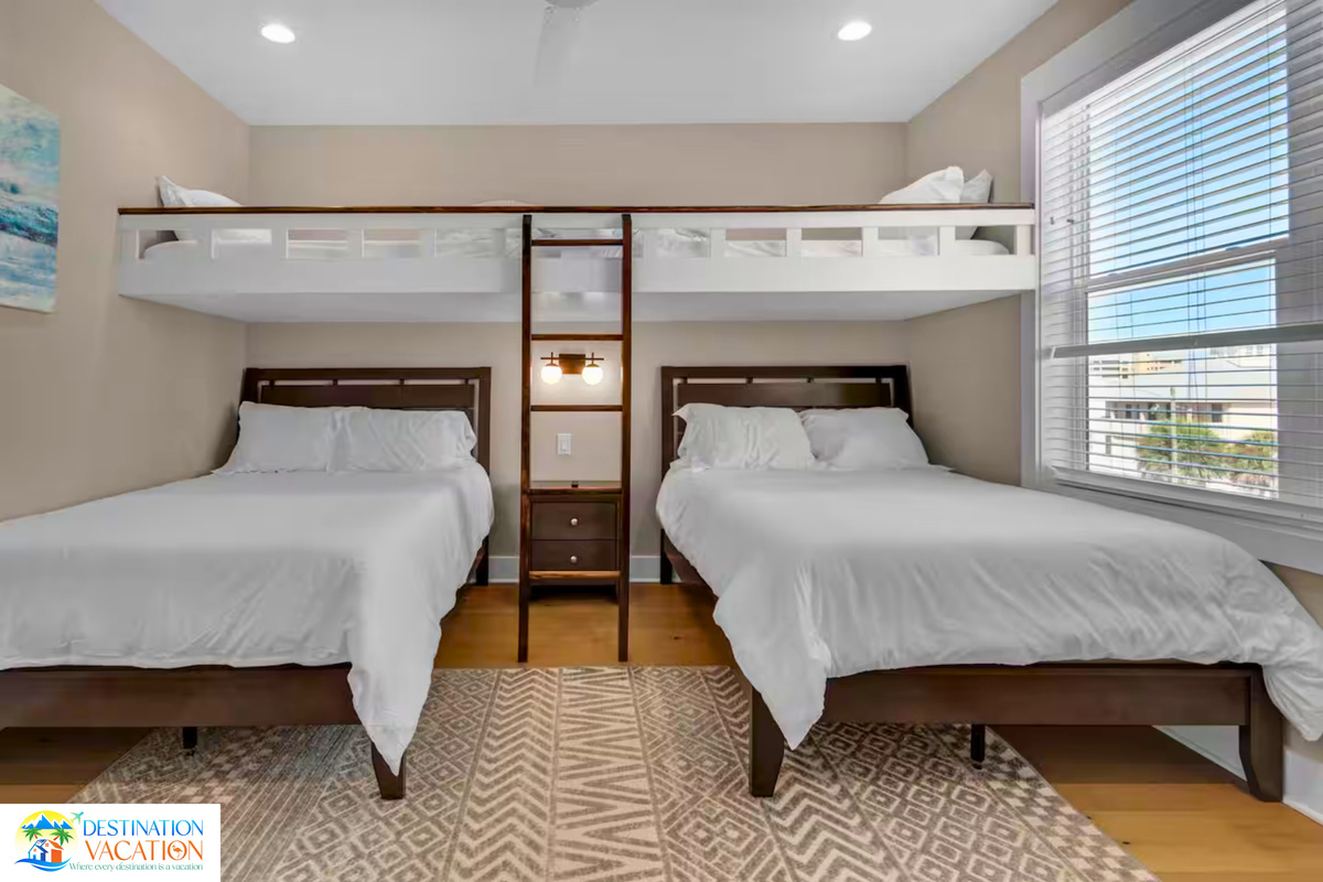 Twin beds offer comfortable space for peaceful stays.
