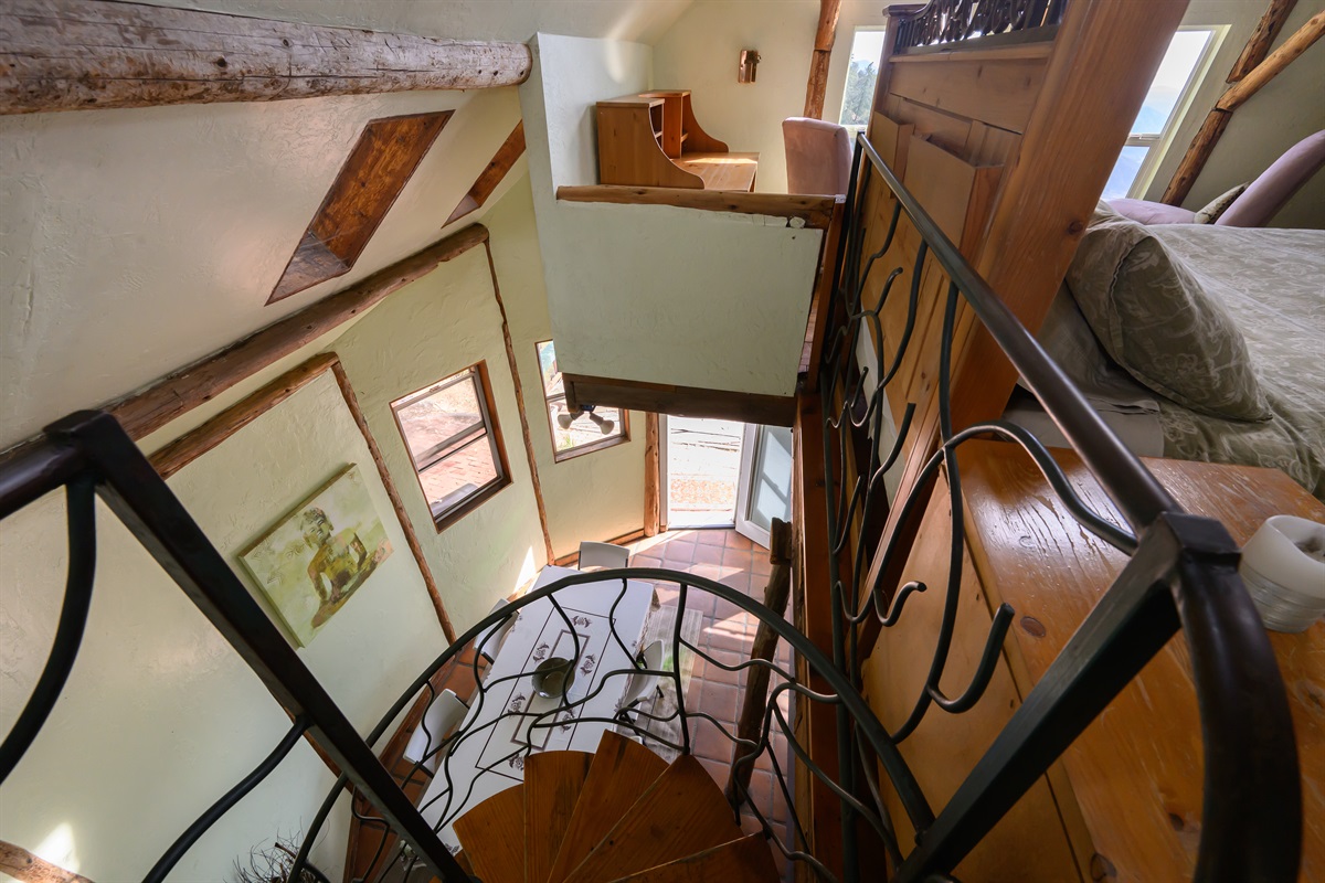View Overlooking the Dining Room