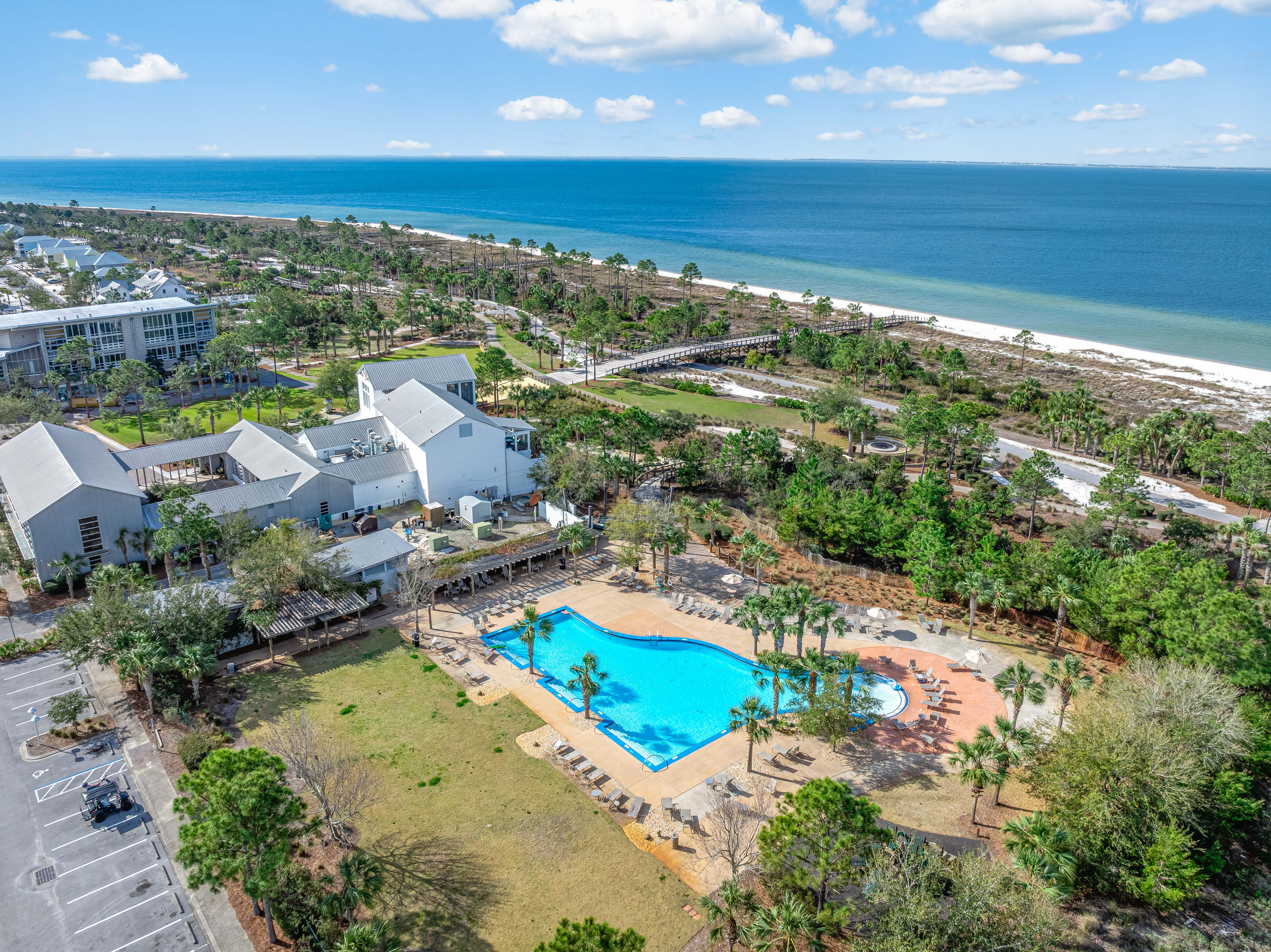 Resort style pool, zero entry, playground, and pool dining available, just moments from your vacation home.