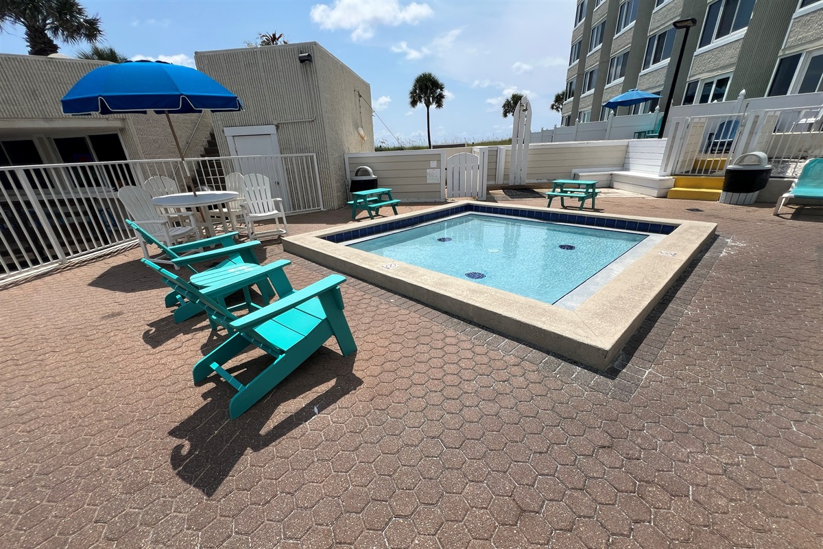 Kiddie pool for younger guests