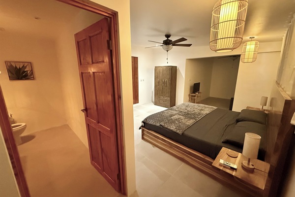 Entrance into bedroom 3 from its own private covered exterior entrance