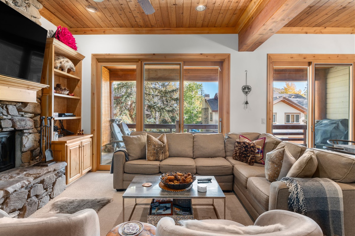 Light and airy. Private setting.