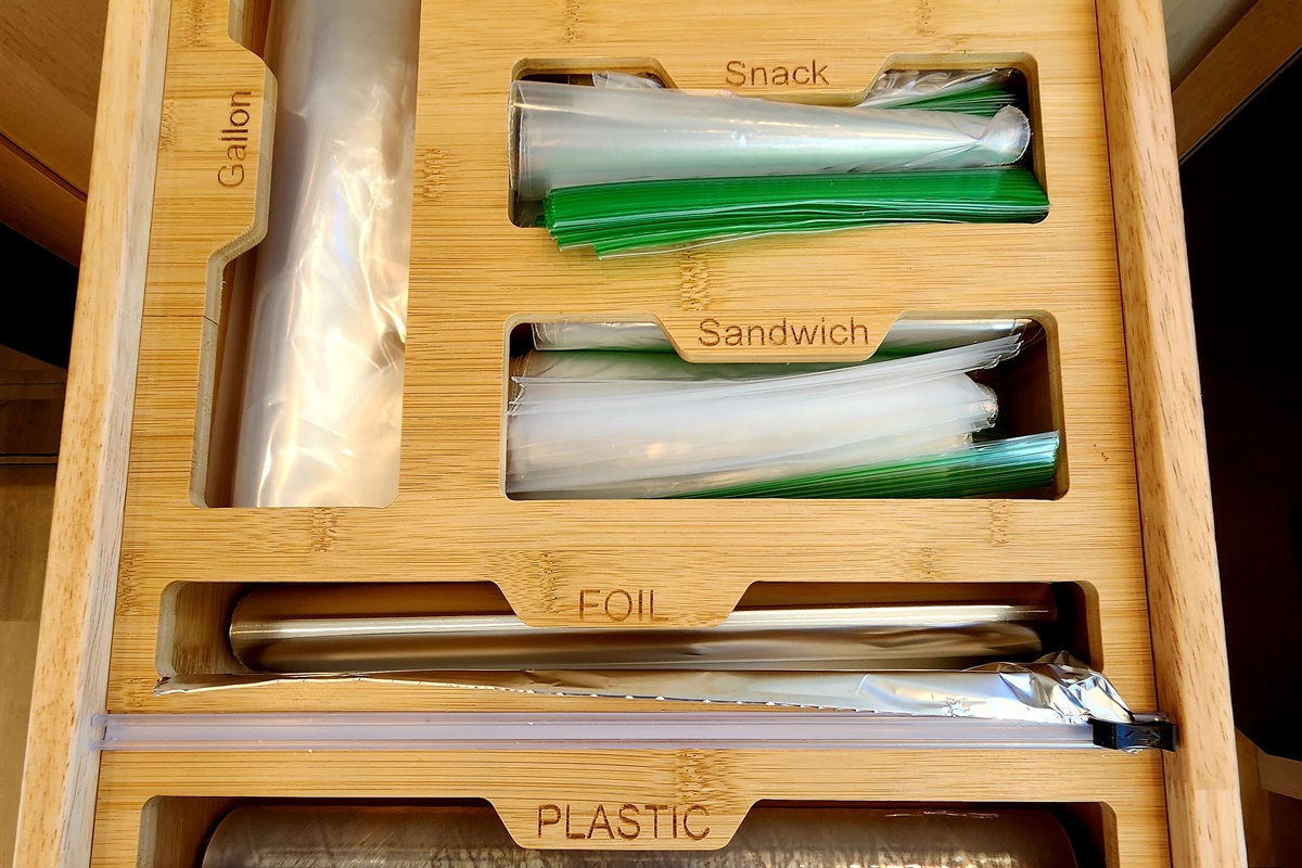 Complimentary bags, foil, & plastic wrap