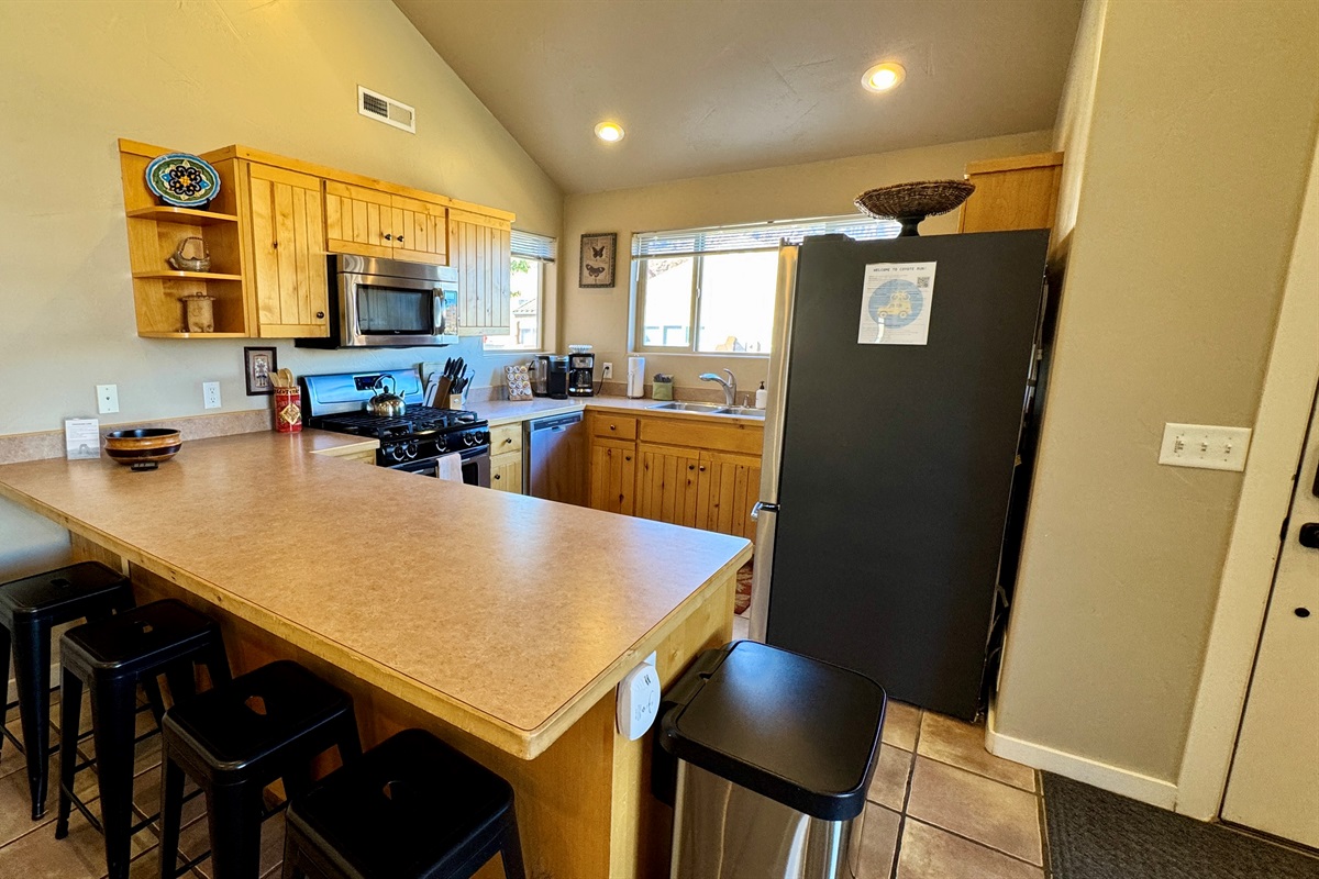 Fully Stocked Kitchen