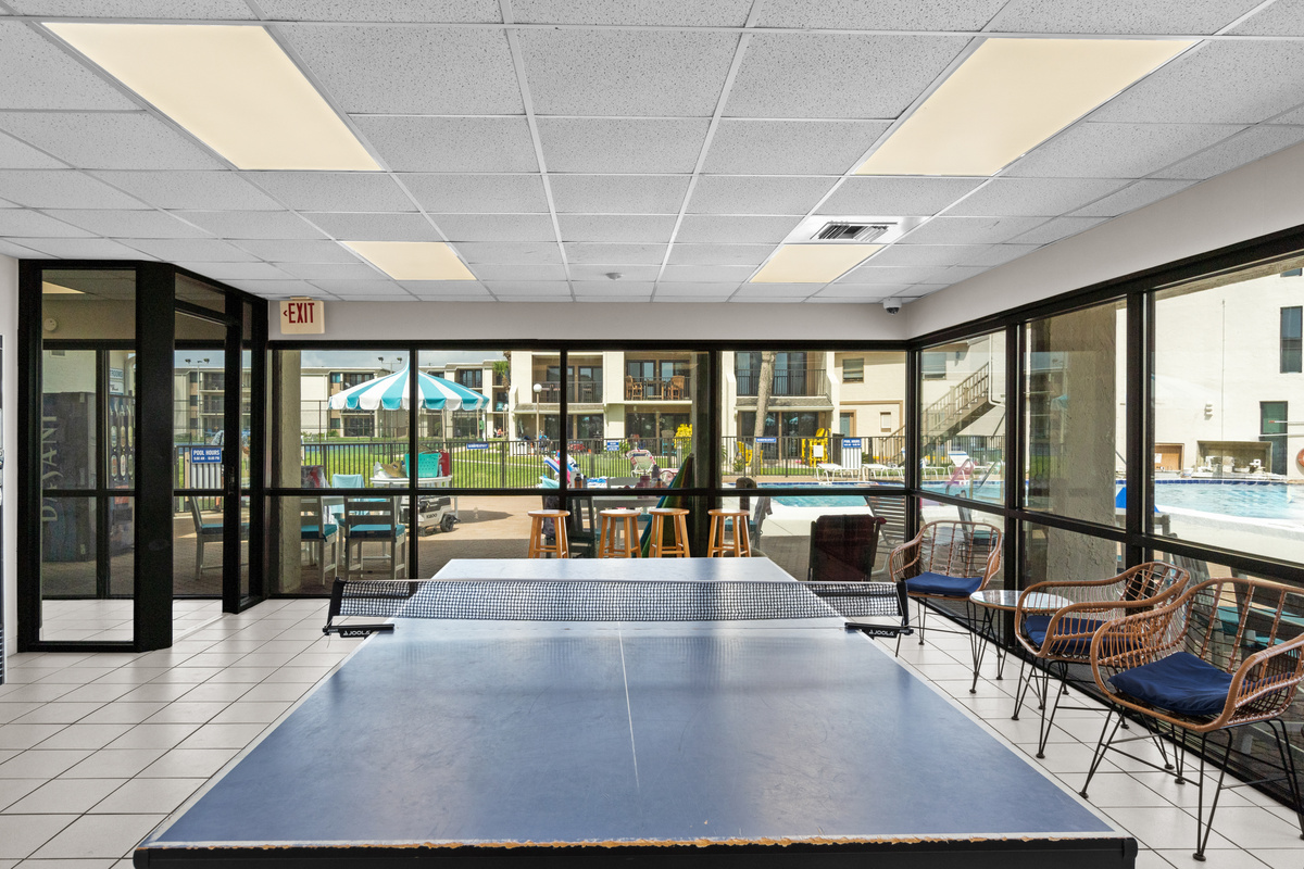 Ping Pong Table in Clubhouse