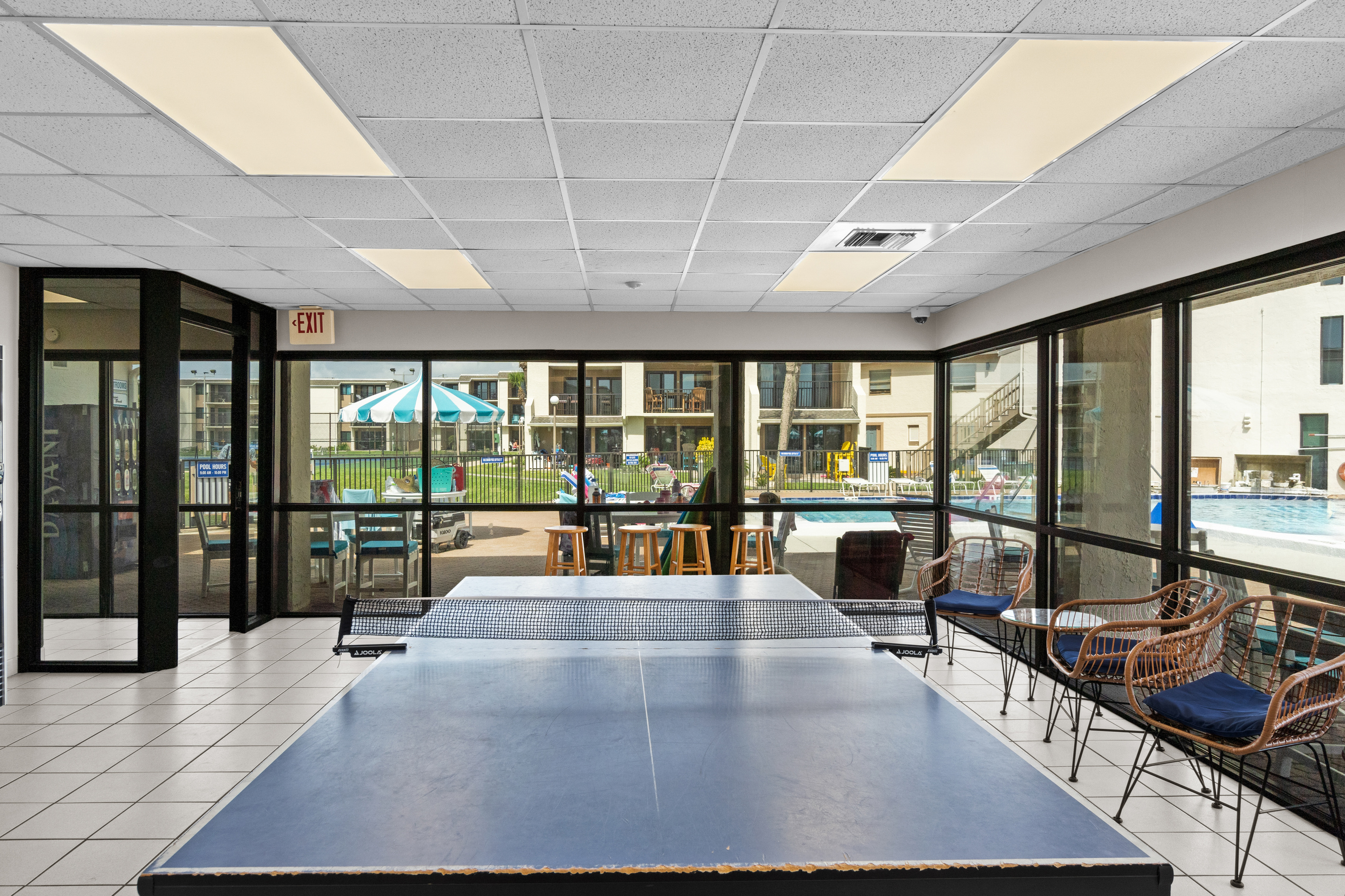 Ping Pong Table in Clubhouse