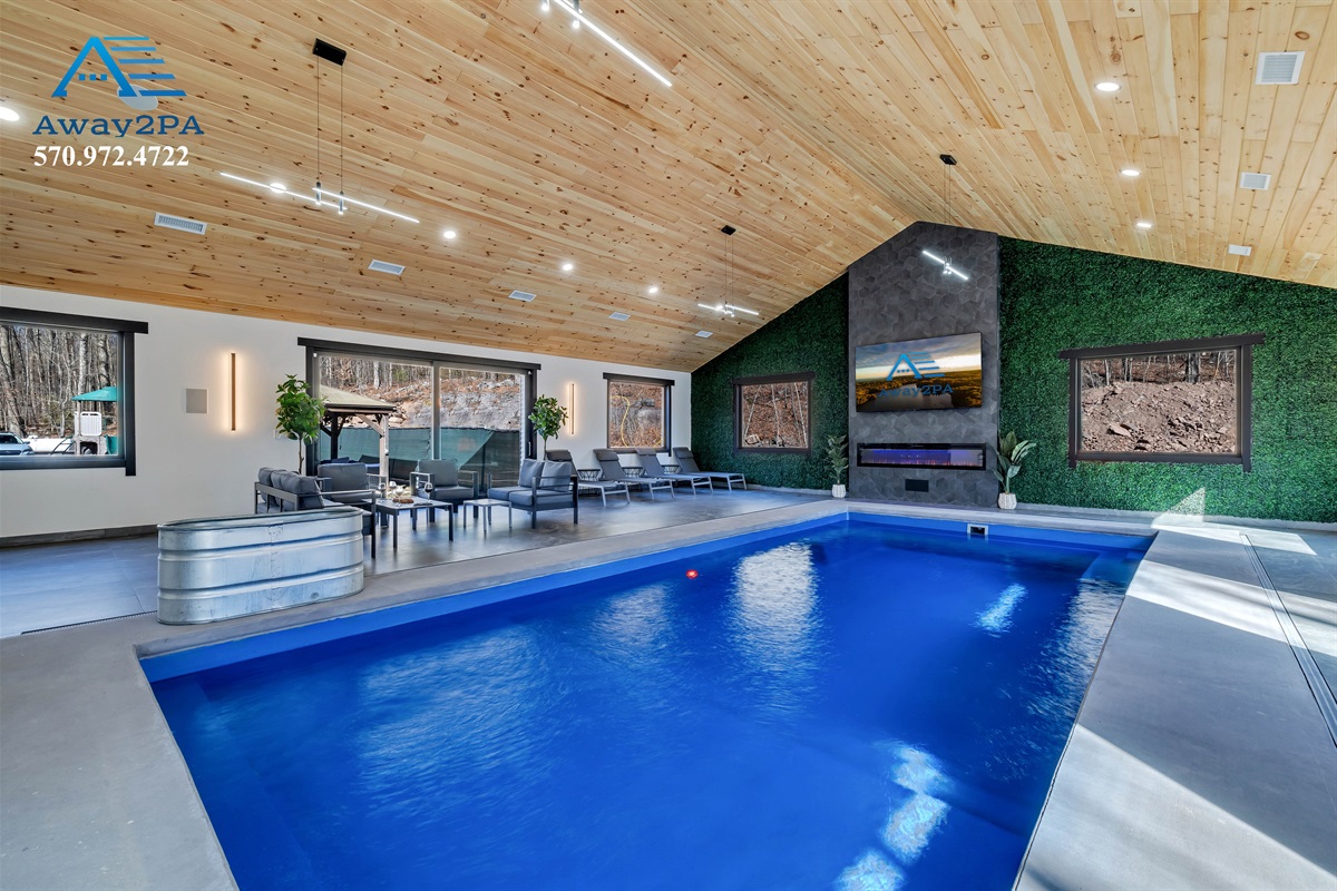 Private indoor pool