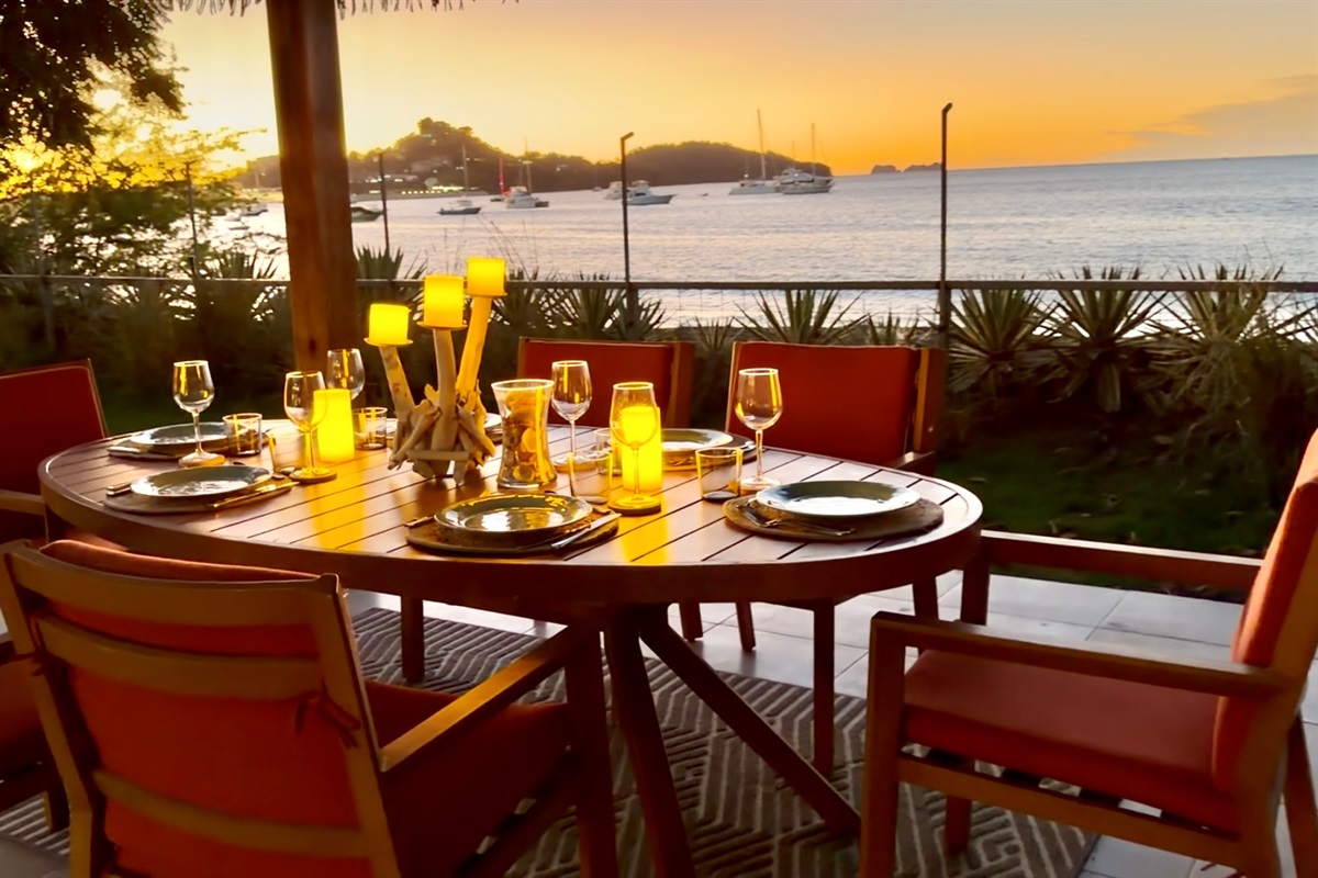 Evening Dining by Beach