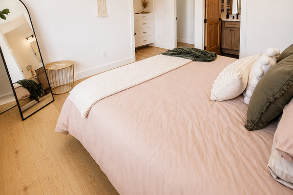 Bedroom #3: downstairs king bed with ensuite