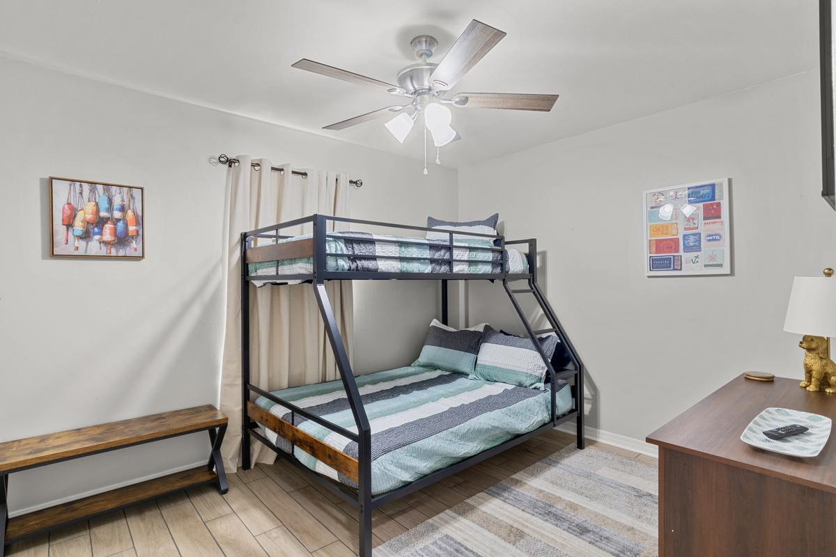 A kid friendly sleeping space that makes family beach vacations even more fun.