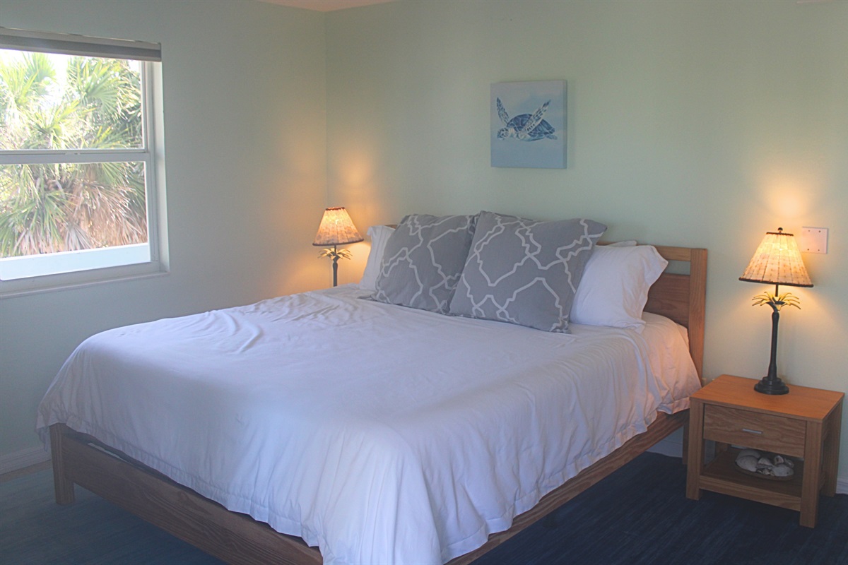 King bed in guest bedroom #2