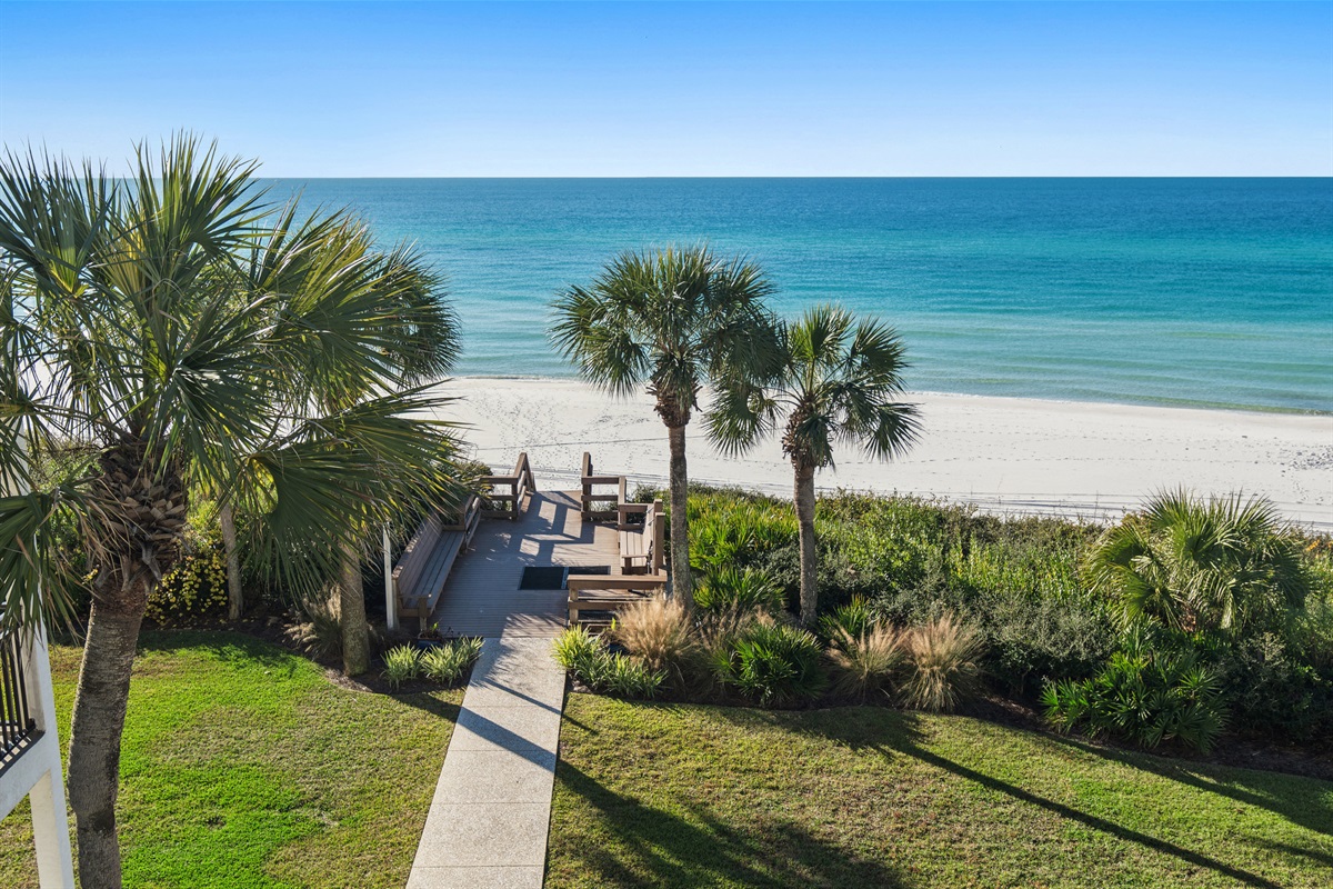 Private Boardwalk to the gulf