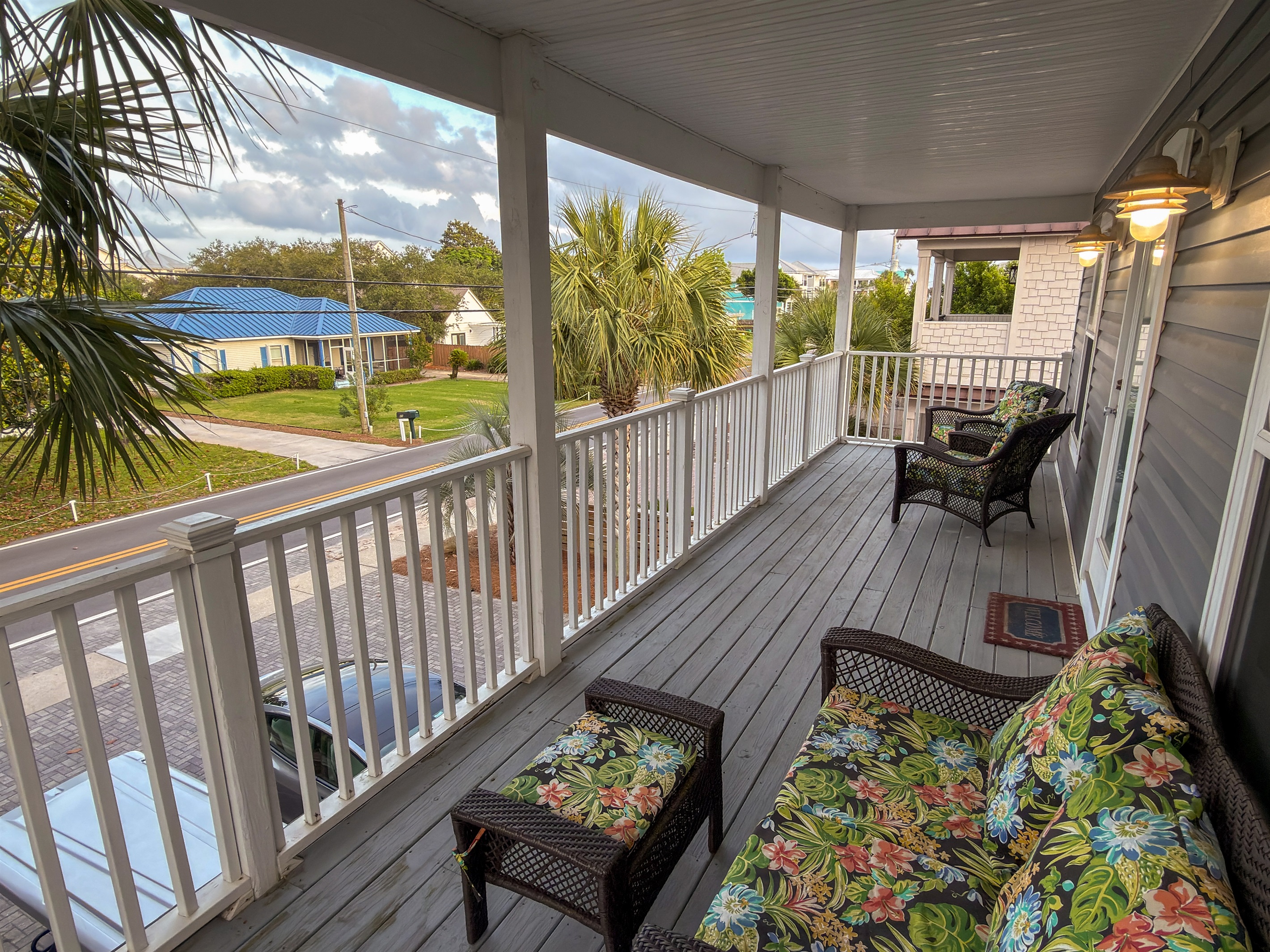 The perfect tucked-away spot for quiet mornings, sunset skies, and breezy evenings after the beach.