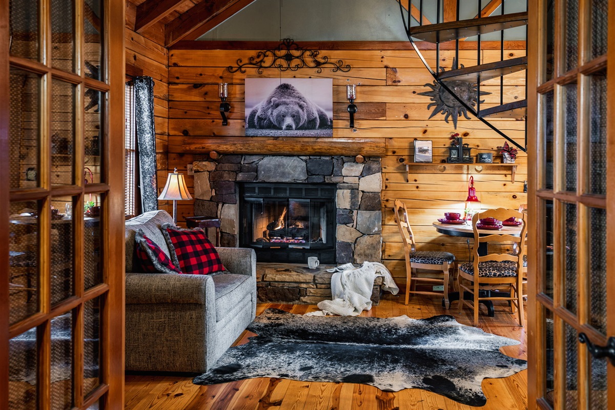 Nothing is better than having the fireplace on during the colder months