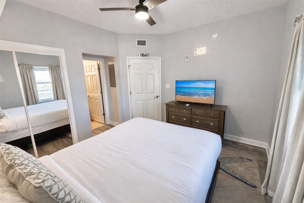 Master bedroom with ensuite bathroom
