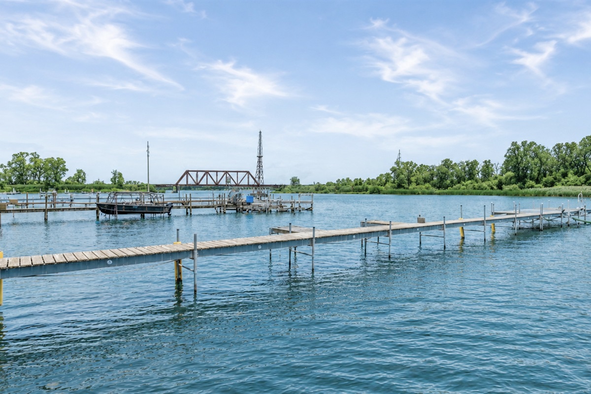 View from the dock