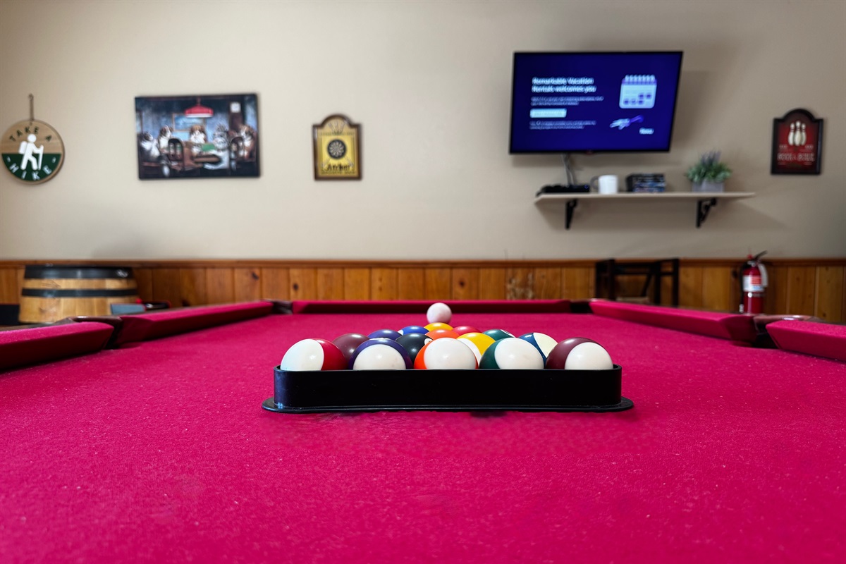 Shoot a few games of pool after a day exploring Gatlinburg!