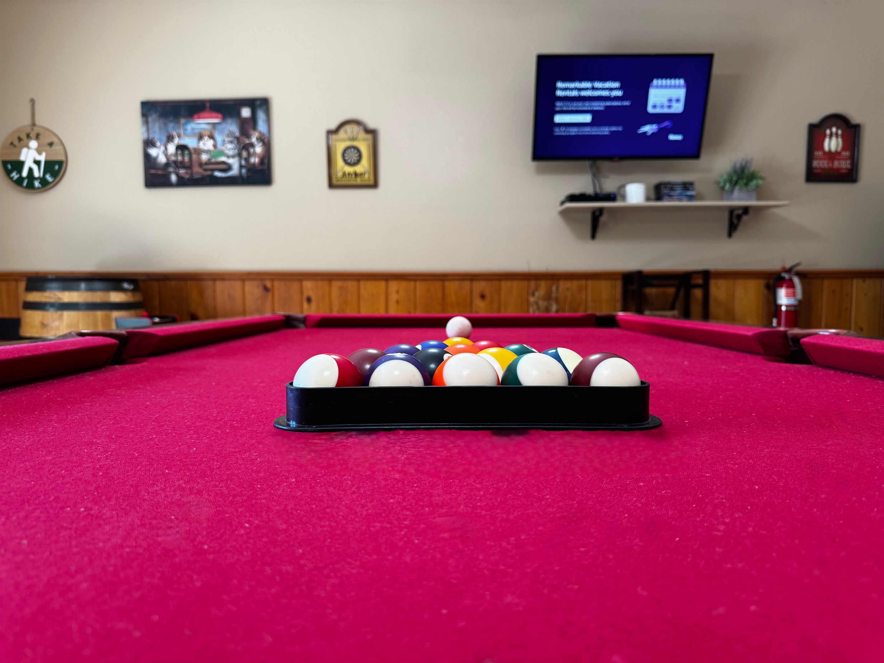 Shoot a few games of pool after a day exploring Gatlinburg!