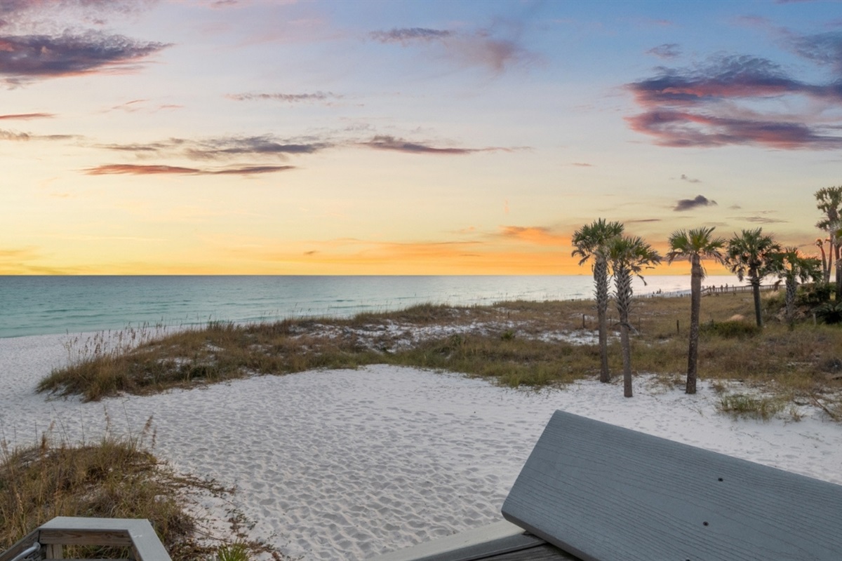 Your boardwalk to paradise, just a short walk away.