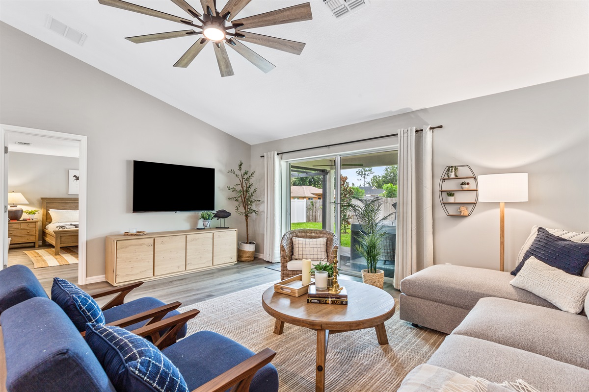 Living Room with Queen Sleeper Sofa