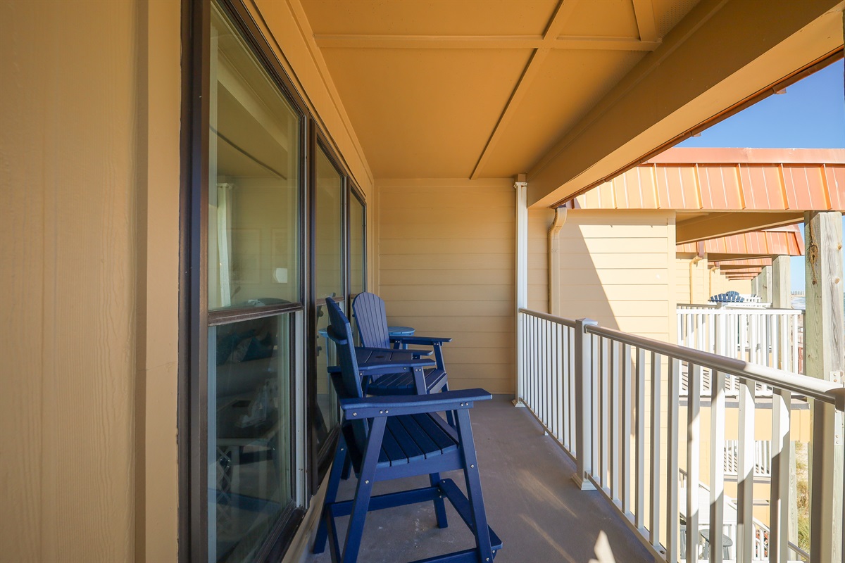 Comfy furnishings perfect for taking in the ocean views
