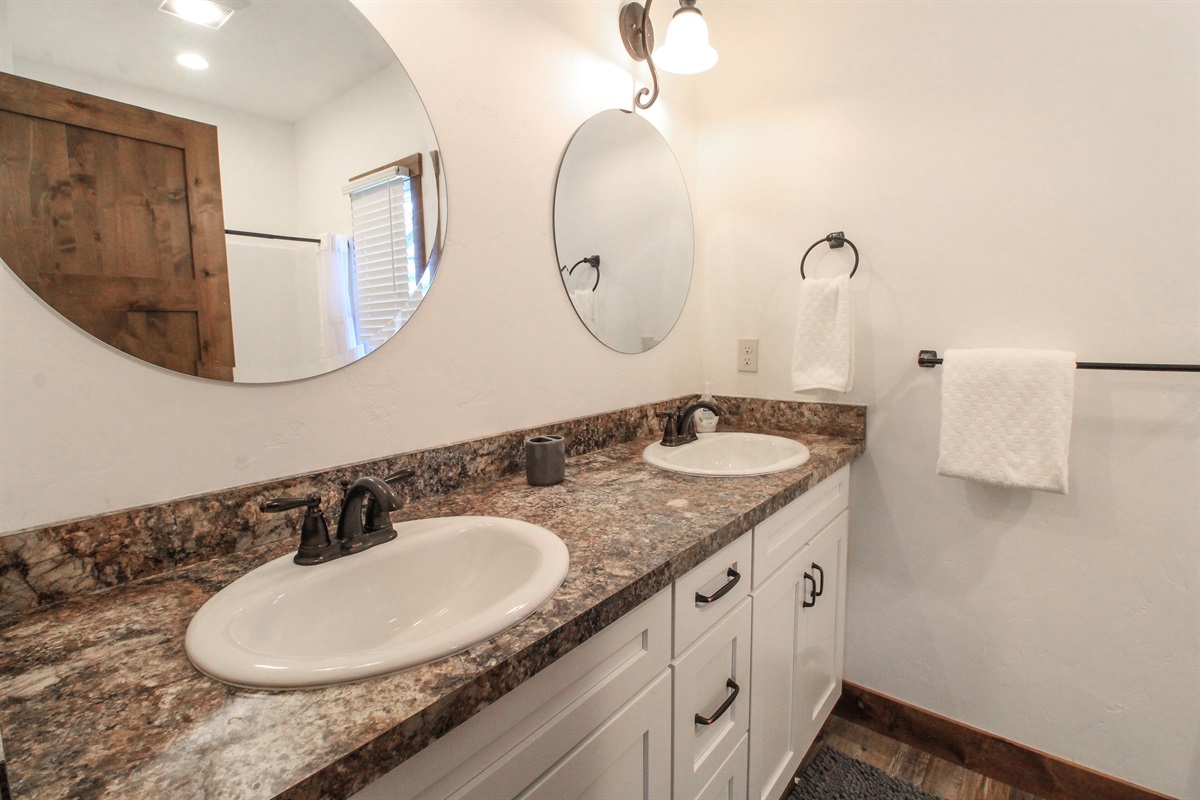 Master double vanity