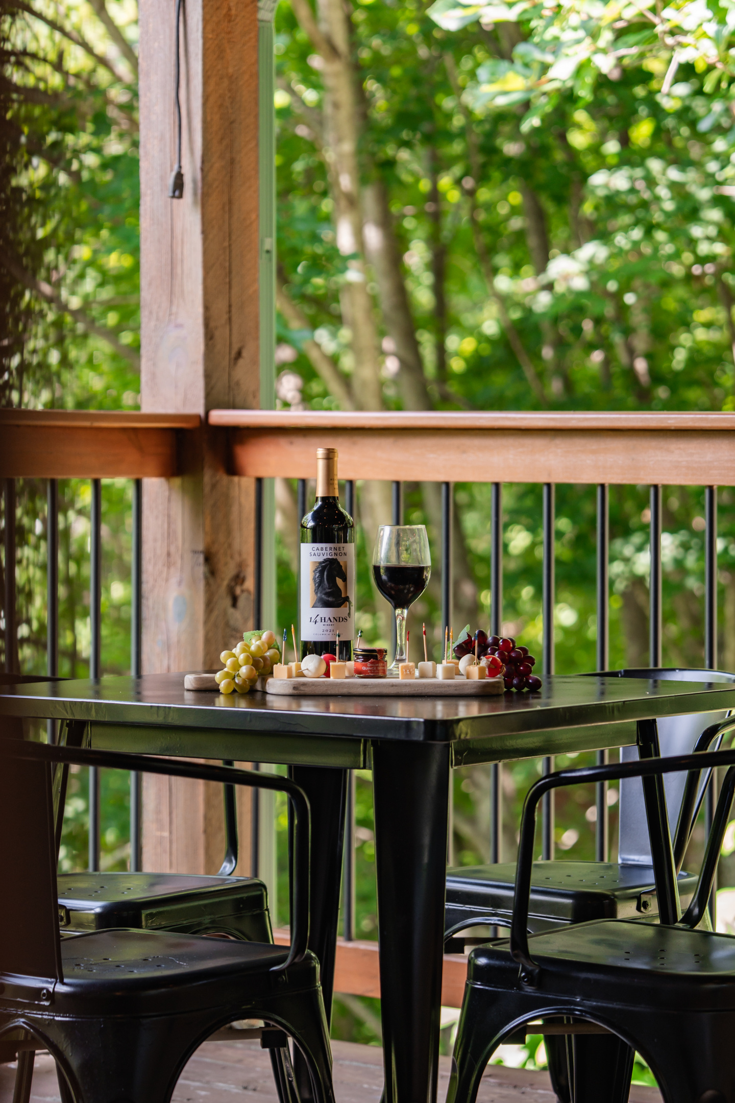 Relaxing on the deck is always recommended!