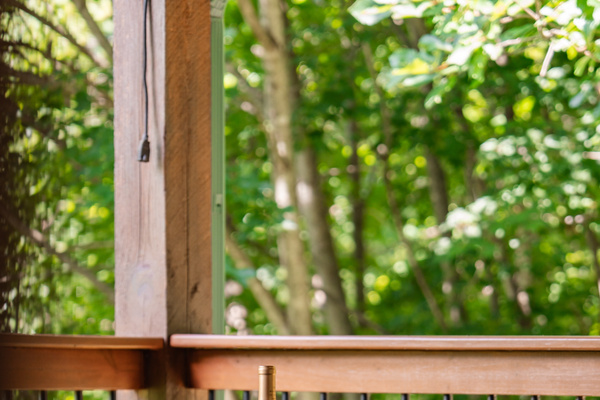 Relaxing on the deck is always recommended!