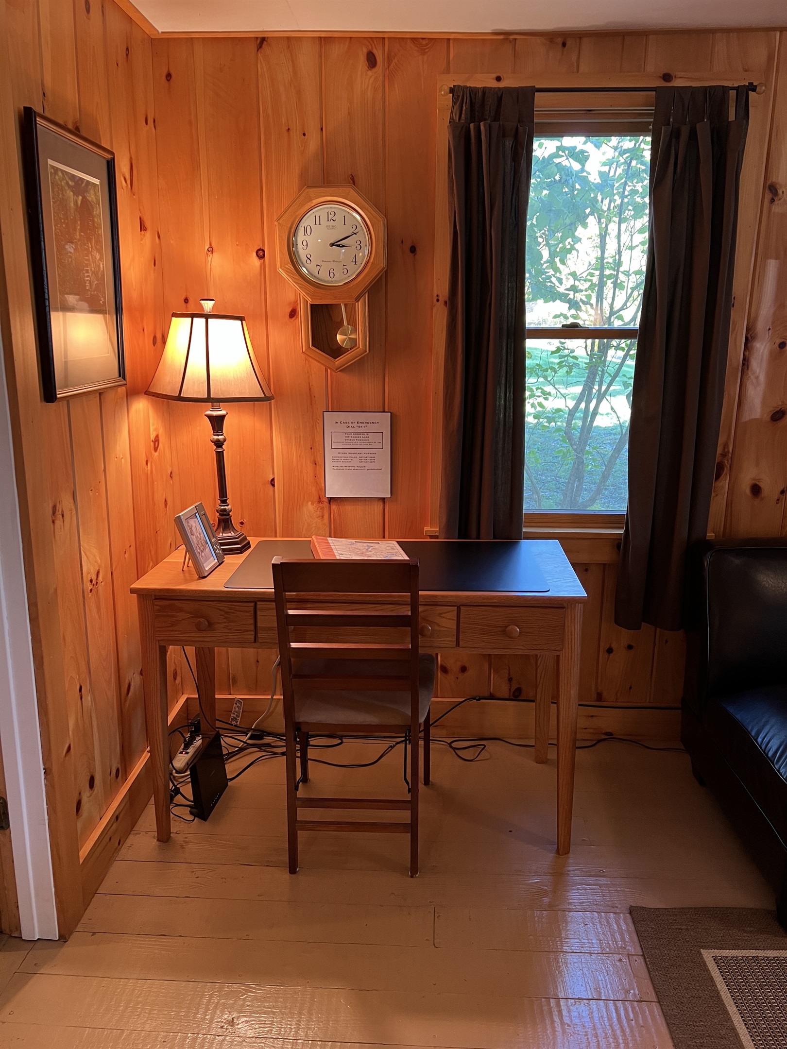 Desk if you must work on vacation!