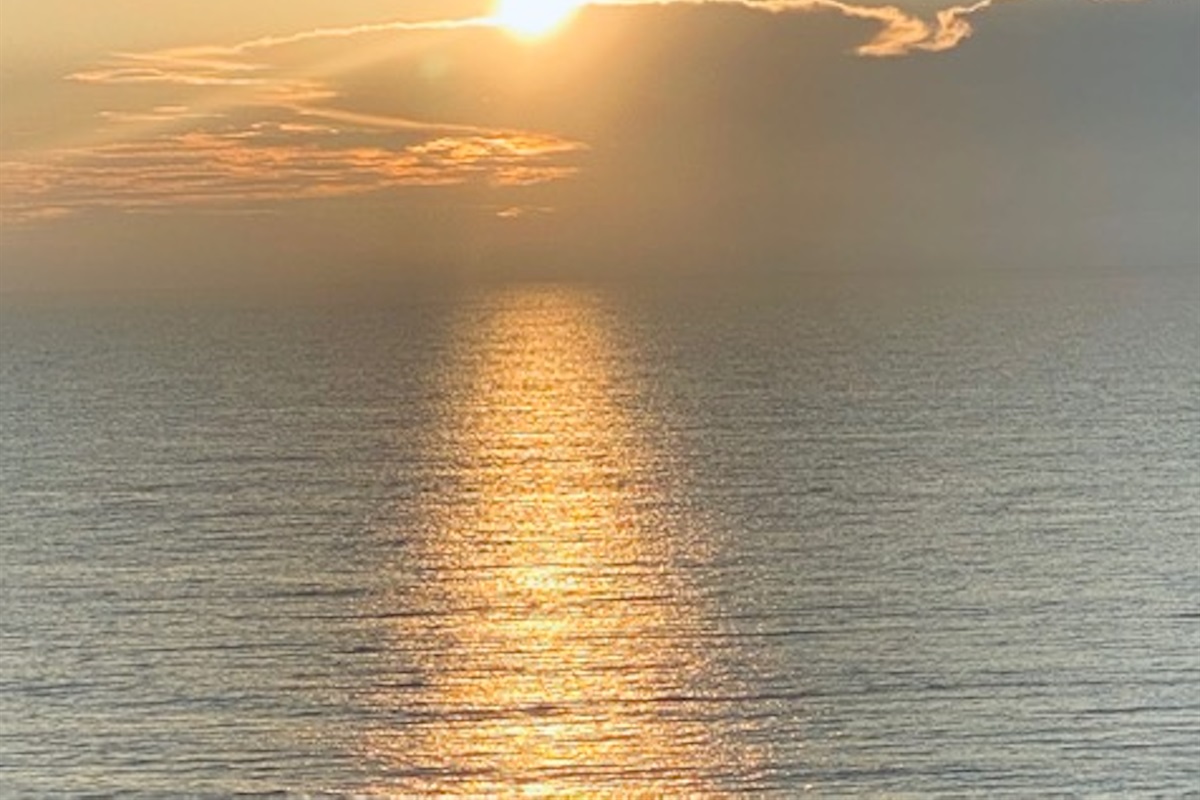 Sunrise from balcony