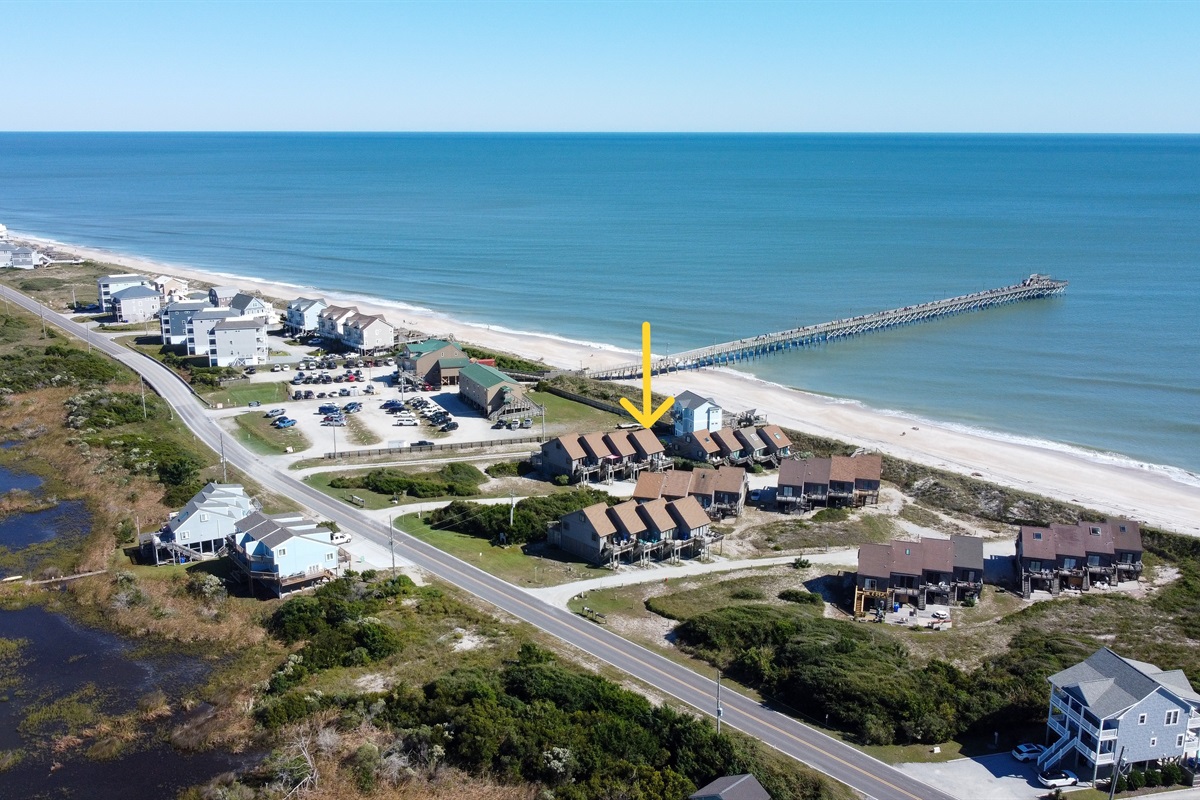 Just steps away from the Seaview Pier