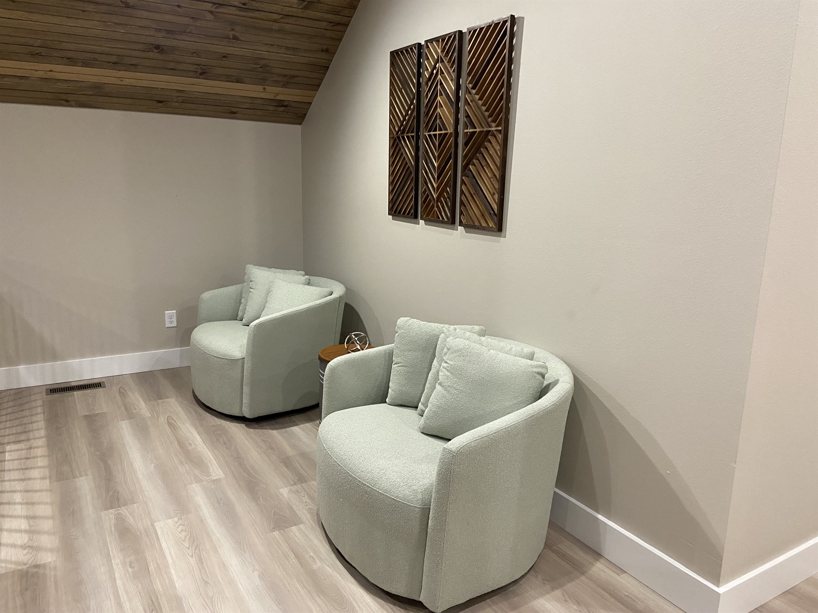 Relax upstairs in the  nook and enjoy the view