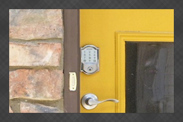 Front door has an Electric lock with a unique keycode for your stay