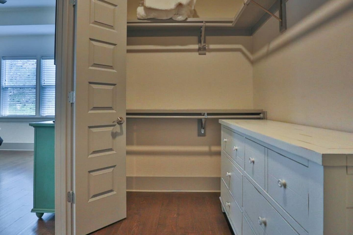 closet space close up view
