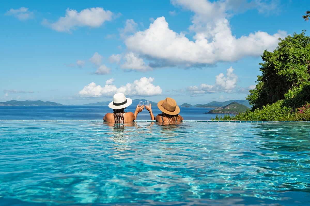 With views like this, this is where you'll spend most of your vacation.