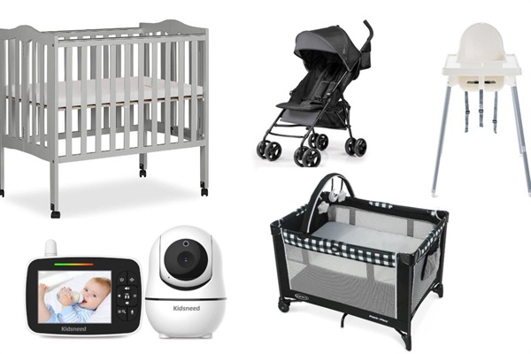 We provide a crib, pack n play, stroller, high chair, and baby monitor (the exact models that are in the picture are in the house).