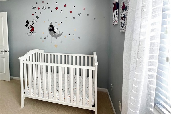 Baby equipped, 2 full sized cribs! Strollers, high chair, and more