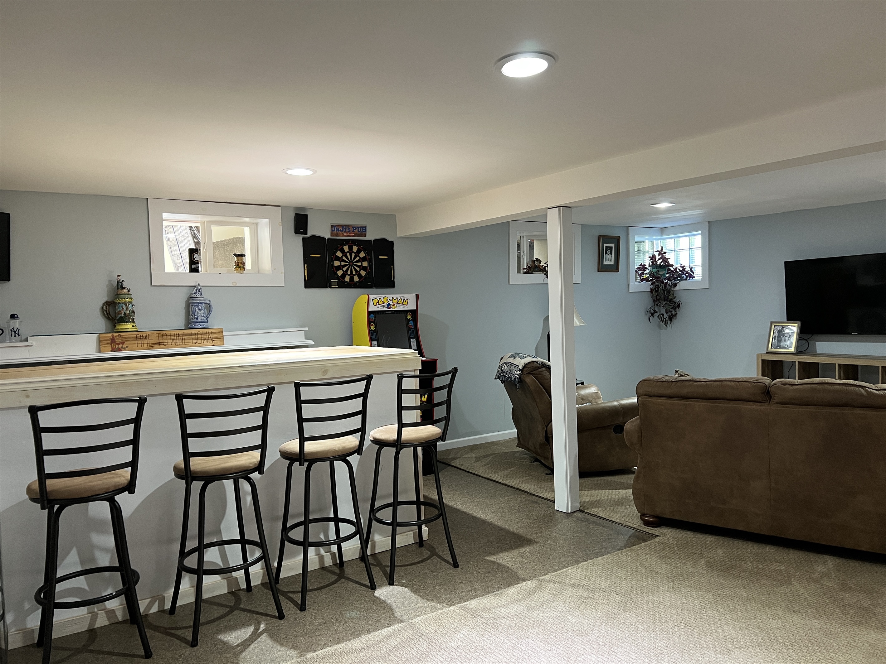 Gameroom bar area
