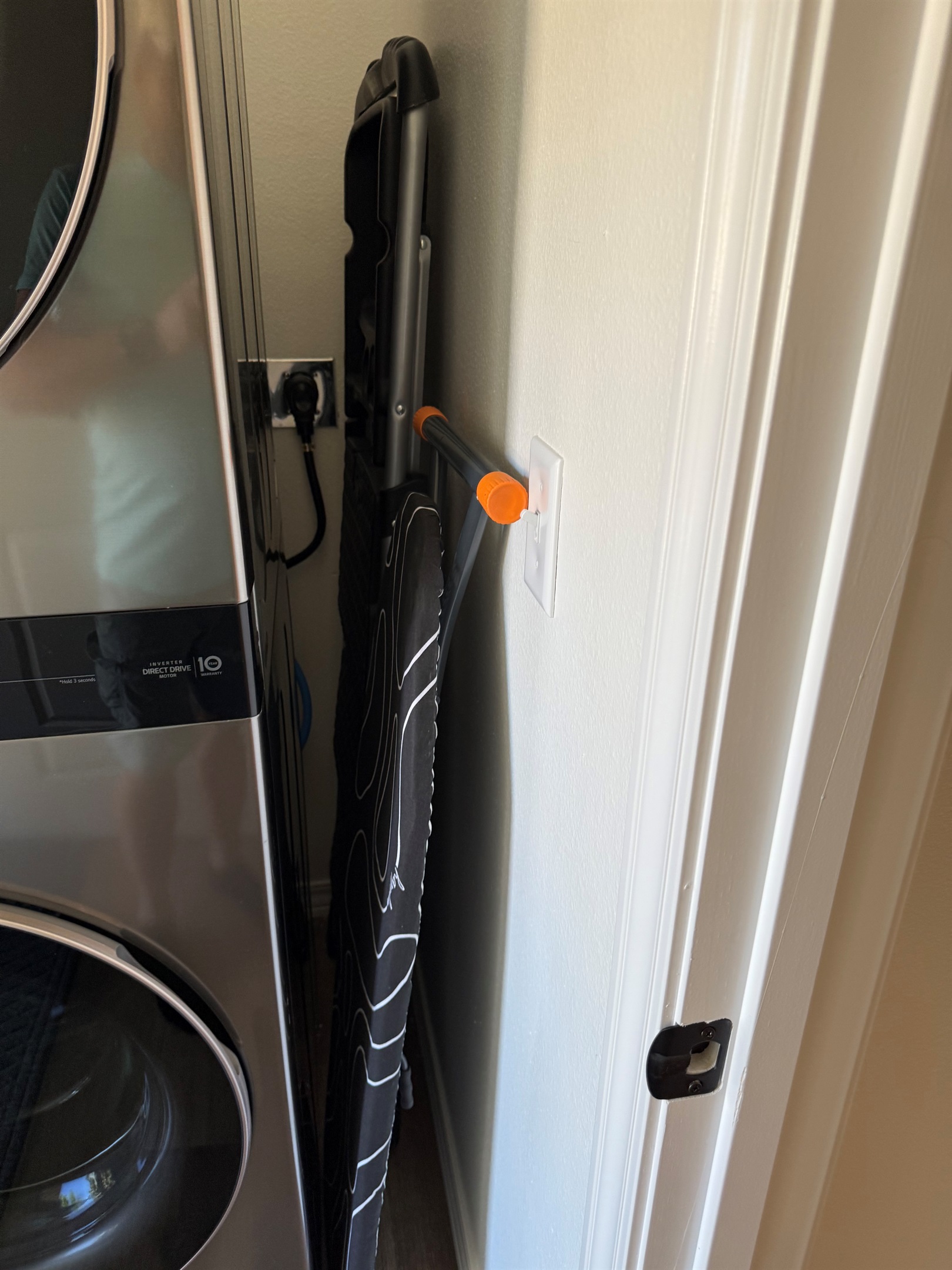 Ironing Board and Steamer are in the Laundry Room