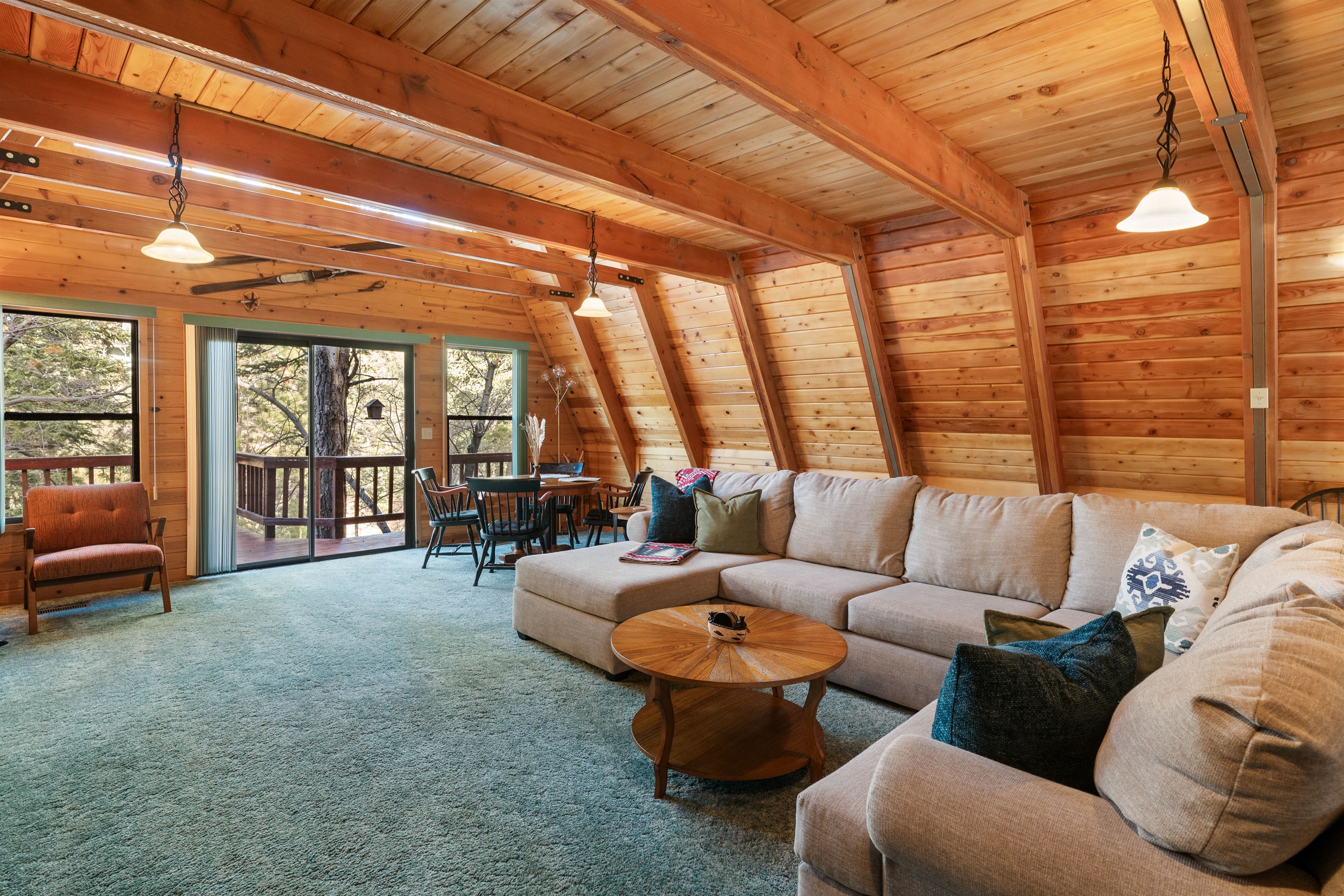 Large open living room