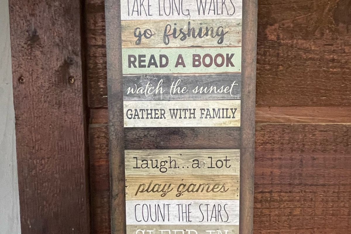 Cabin "rules" :)