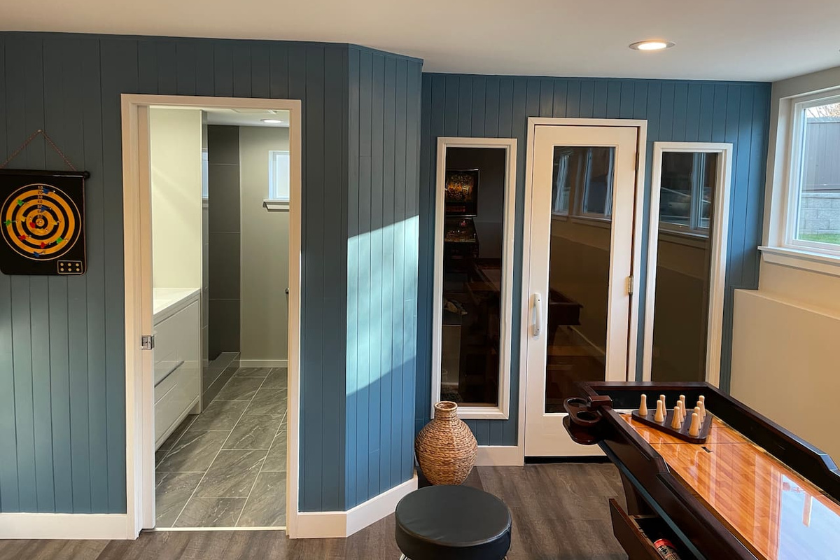 Fourth Bathroom and Sauna by the Game Room 