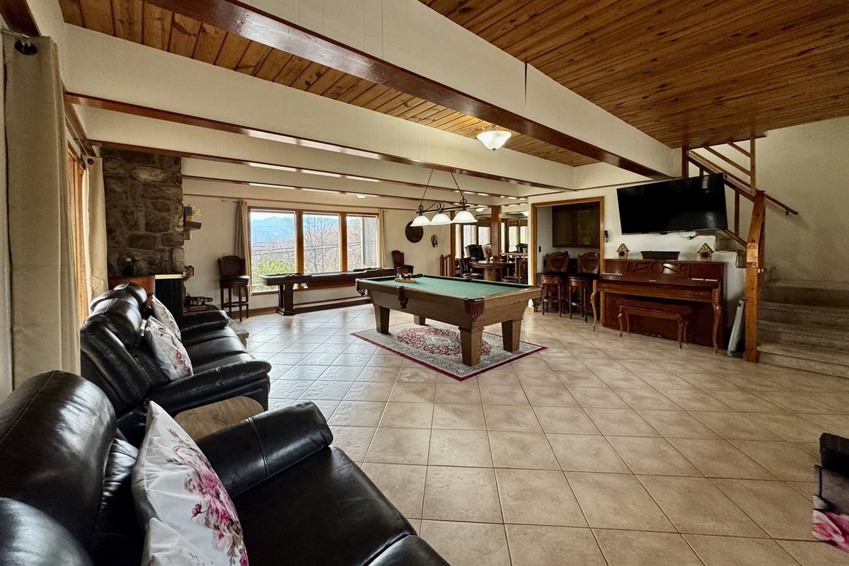 SPRING GAME ROOM WITH VIEW