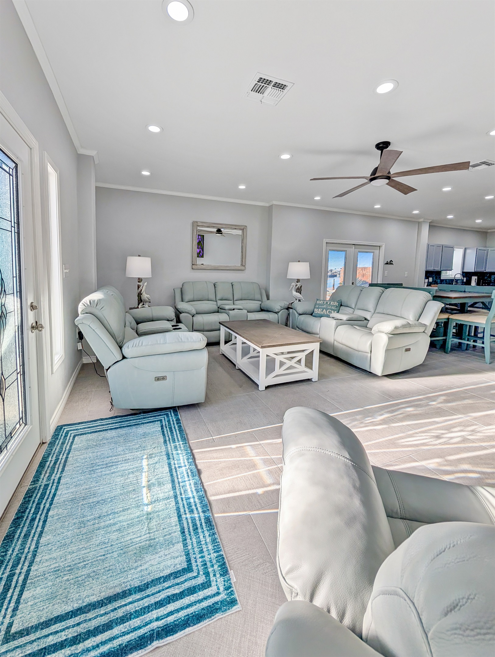 Beautiful living room seating