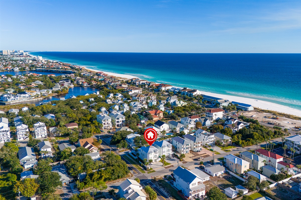 0.1 mile from your beach access