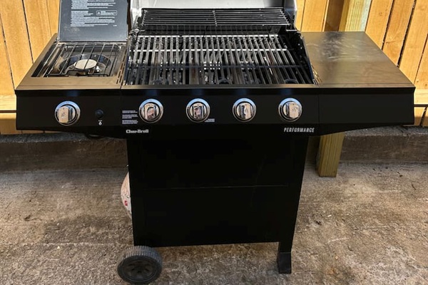 Barbecue up some great eats on this gas grill