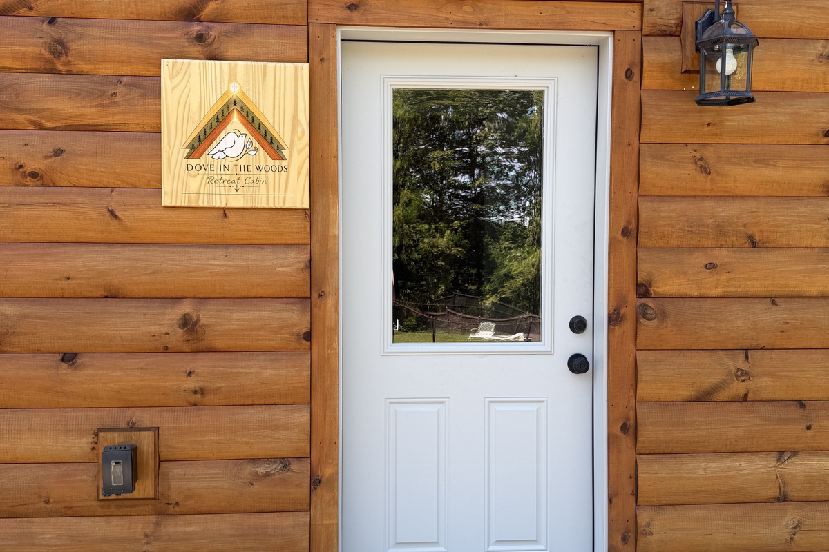 Main entrance door.