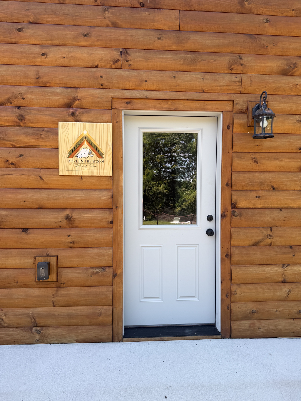 Main entrance door.