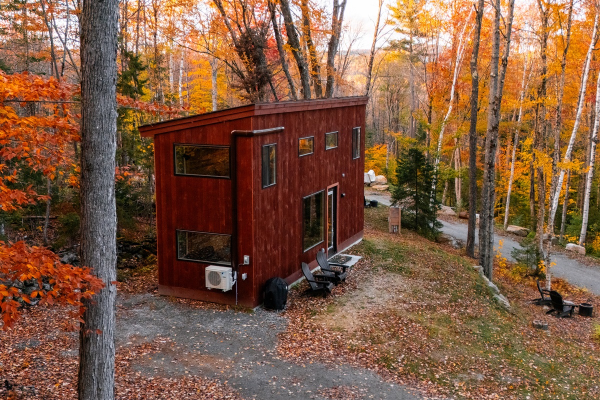 Nestled on a private campus